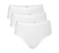 Living Crafts Bio-Damen-Slips 'POLLY' mit elastischem Bund, 3 Stk., white, Gr. XL