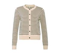 Living Crafts Bio-Damen-Strickjacke 'SCARA' mit Knöpfen, sand/ink blue, Gr. XL