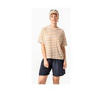 Living Crafts Bio-Damen-T-Shirt 'ANSIMA' mit Brusttasche, chalk/drifting sun, Gr. L