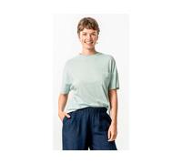 Living Crafts Bio-Damen-T-Shirt 'ANSIMA' mit Brusttasche, light aqua, Gr. M