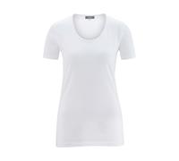 Living Crafts Bio-Damen-T-Shirt 'FRIEDA' mit Rundhalsausschnitt, white, Gr. XS
