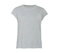 Living Crafts Bio-Damen-T-Shirt 'TIDA' mit kurzen Ärmel, grey melange, Gr. M