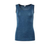 Living Crafts Bio-Damen-Tanktop 'BERYL' mit Rundhalsausschnitt, mid blue, Gr. XL