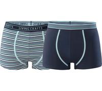 Living Crafts Bio-Herren-Boxershorts 'RICHARD' 2er-Pack, navy blue, Gr. M