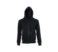 Living Crafts Bio-Herren-Kapuzenjacke 'Cameron' schwarz, Gr. M