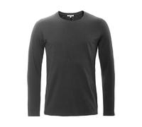 Living Crafts Bio-Herren-Langarmshirt 'TERIK' mit Rundhalsausschnitt, black, Gr. XL