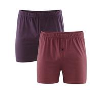 Living Crafts Boxer-Shorts, 2er-Pack - BEN dark navy/ruby 7