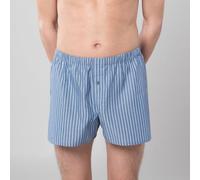 Living Crafts 2er-Pack Bio-Herren-Boxershorts "Gregor" blau, Gr. L