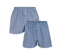 Living Crafts Boxer-Shorts "Gregor", 2er-Pack, denim blue Gr. XL