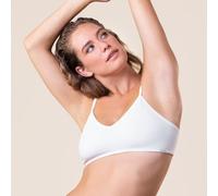 Living Crafts 2er-Pack Bio-Damen-Bustier 'TAMILLA' mit V-Ausschnitt, offwhite, Gr. XS