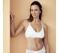 Living Crafts Bio-Damen-Bustier "Elara" weiß, Gr. XS