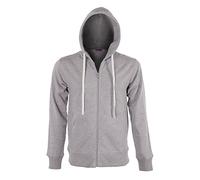 Living Crafts Herren Kapuzenjacke - CAMERON grey melange XXL