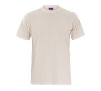 Living Crafts - Clark | T-Shirt - Weiches Single Jersey, Rundhalsausschnitt, Doppelnahtsaum, Kurze Ärmel, essentieller Bestandteil Einer nachhaltigen Herrengarderobe (, Natural)