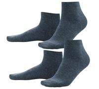 2er-Pack Living Crafts Bio-Herren-Socken "Curt", dark navy, Gr. 39-42