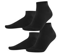 Living Crafts Sneaker-Socken, 2er-Pack 43-46 black