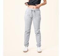 Living Crafts Bio-Damen-Jogginghose 'Lavinia' grey melange, Gr. S