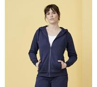 Living Crafts Bio-Damen-Kapuzenjacke "Lamina" navy, Gr. L