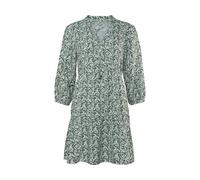 Living Crafts Damen-Kleid 'OMARA' mit Bändern am Ausschnitt, leafs, Gr. 42