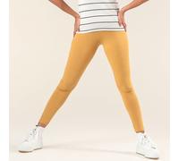 Living Crafts Damen Leggings - ANNEDORE Ochre (natur ) XS