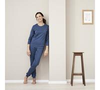 Living Crafts Schlafanzug "Betty", blue shadow Gr. M