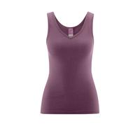 Living Crafts Damen V-Neck-Trägertop "Janine", dark rose 40/42