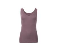Living Crafts Bio-Damen-Top 'JANINE' mit V-Ausschnitt, mauve, Gr. 36/38