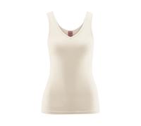 Living Crafts Damen Trägertop Janine – 100% Bio-Baumwolle, ohne Seitennähte – Natural 36/38