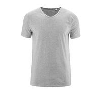 Living Crafts Herren T-Shirt, 2er-Pack - DEAN L grey melange