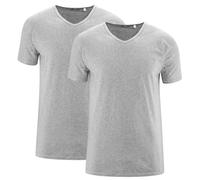 Living Crafts Herren T-Shirt, 2er-Pack - DEAN grey melange S