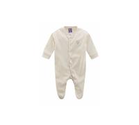 Living Crafts Dolphin Babyschlafanzug mit Fuß aus Bio Baumwolle 74 natural