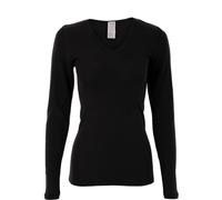 Living Crafts Damen Langarm-Shirt "Felicia", black schwarz;Gr. 36/38