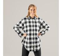 Living Crafts Bio-Damen-Hemdkleid "Nina", black/cream, Gr. 38