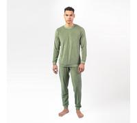 Living Crafts Frottee-Schlafanzug - BJÖRN Fog Green (grün) L