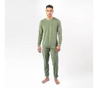 Living Crafts Frottee-Schlafanzug - BJÖRN Fog Green (grün) M