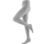 Living Crafts - HELENE | Strumpfhose - Atmungsaktiv, Wärmend, Hochwertige Naturfasern, Hervorragende Passform, Vielseitig Kombinierbar (, Grey Melange)