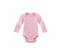 Living Crafts Baby Body Langarm Bio-Baumwolle rosa-melange Gr. 62/68