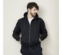 Living Crafts Bio-Herren-Kapuzenjacke "Cameron" schwarz, Gr. M