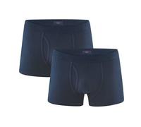 Living Crafts 2er-Pack Bio-Herren-Boxershort "Apollo" navy, Gr. L