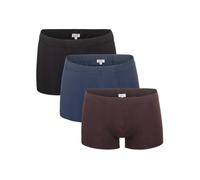 Living Crafts 3er-Pack Bio-Herren-Boxershorts 'SAGON', zinfandel/navy/black, Gr. L