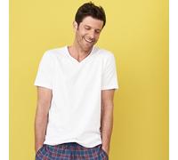 Living Crafts 2er-Pack Bio-Herren-T-Shirts "Dean" weiß, Gr. L