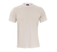 Living Crafts - CLARK | T-Shirt - Weiches Single Jersey, Rundhalsausschnitt, Doppelnahtsaum, kurze Ärmel, essentieller Bestandteil einer nachhaltigen Herrengarderobe (, Natural)