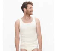 Living Crafts Herren-Unterhemd aus Bio-Baumwolle natur, Gr. M