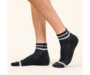Living Crafts Hohe Sneaker-Socken, 2er Pack - ORELL Black (schwarz) 35-38