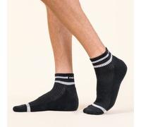 Living Crafts Hohe Sneaker-Socken, 2er Pack - ORELL Black (schwarz) 43-46