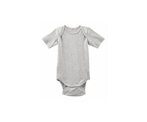 Living Crafts Honey Baby Kurzarm-Body aus Bio Baumwolle 50/56 natural melange