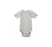 Living Crafts Honey Baby Kurzarm-Body aus Bio Baumwolle 74/80 Grey melange