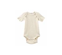 Living Crafts Kurzarm-Body natural melange 74/80