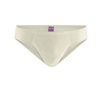 Living Crafts - JAN | Slip - Bequemer, qualitativer Feinripp, Männliche Unterwäsche, Bio-Baumwolle, Keine irritierenden Nähte, Elastischer Bund und Beinöffnung (6, Natural)