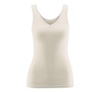 Living Crafts Damen Trägertop Janine – 100% Bio-Baumwolle, ohne Seitennähte – Natural 36/38