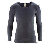 Living Crafts Johan Herren Langarm-Shirt aus Bio Baumwolle 6 Navy Graphite